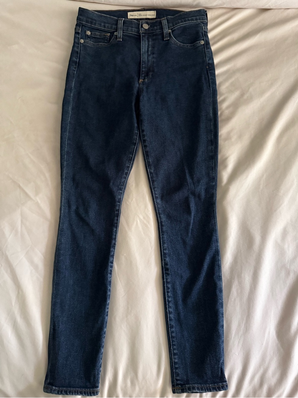Gap True Skinny High-Rise Dark Wash Skinny Jeans